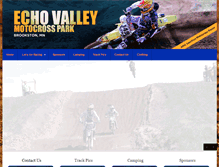 Tablet Screenshot of echovalleymotocross.com